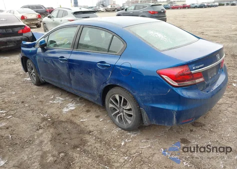 2013 Honda Civic Ex from USA, damaged, VIN 19XFB2F82DE033463